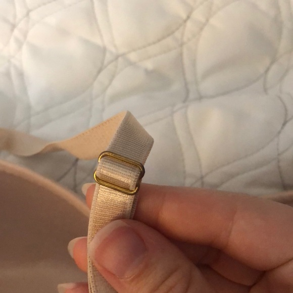 Cream push-up bra w/removable straps 34D - Picture 5 of 8